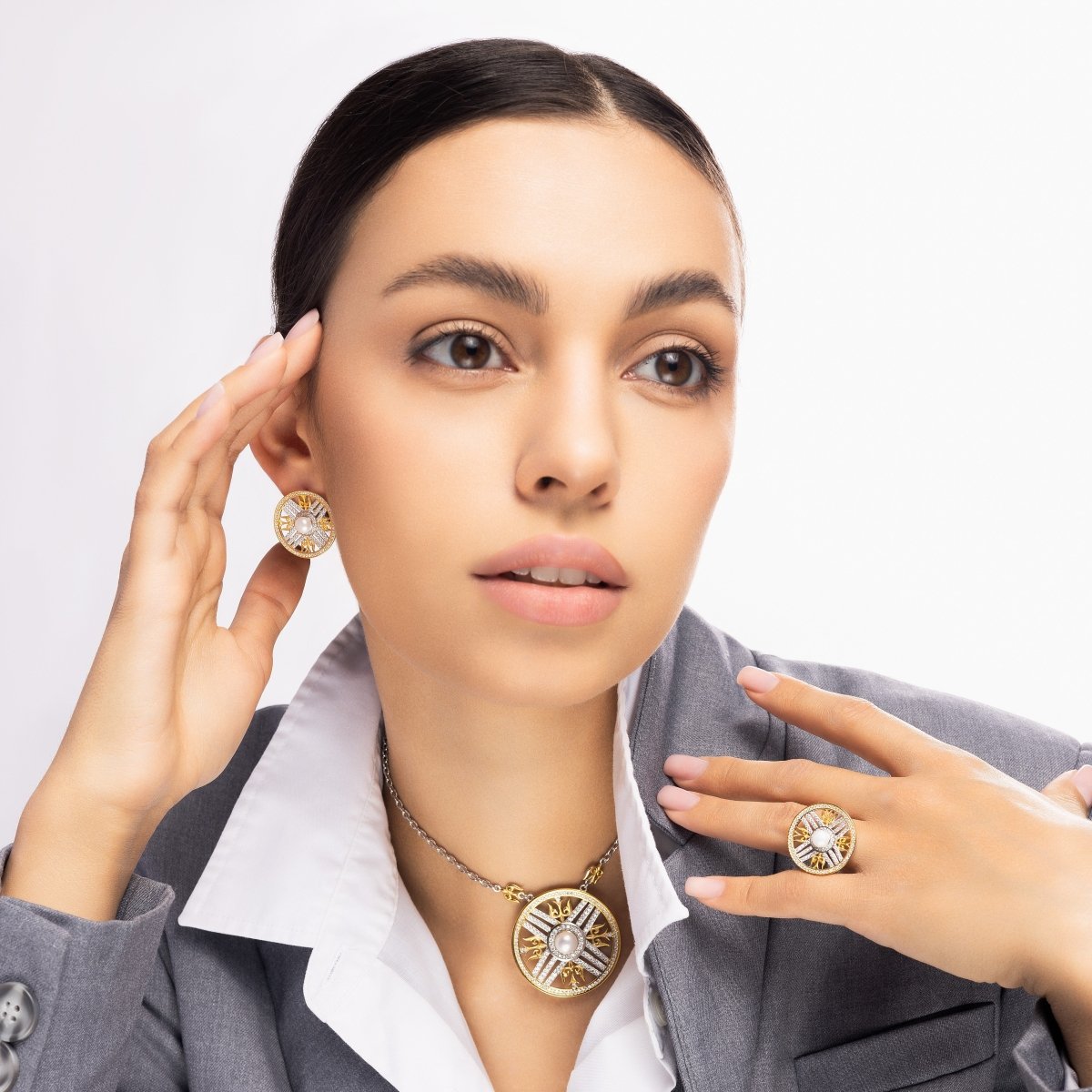 Комплект Қарлыгаш - Merhat Jewelry